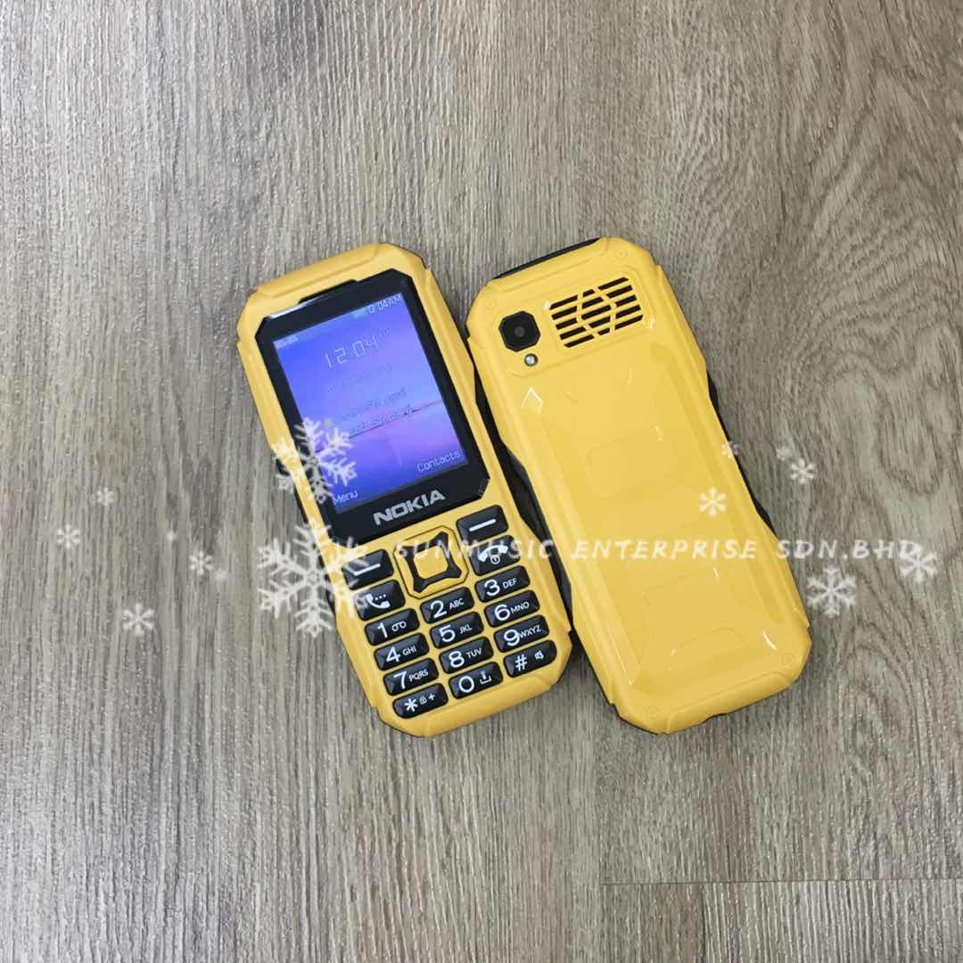 (Yellow)NOKIA D1 DUAL-SIM BASIC PHONE IMPORT REFURBISHED(READY STOCK)